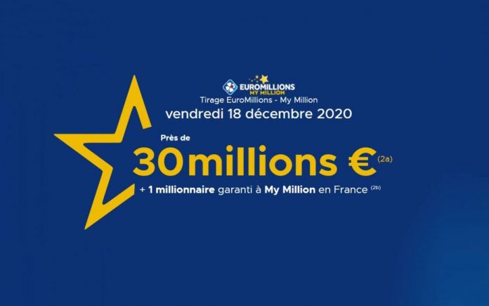 Résultat de l'Euromillions (FDJ) : le tirage du vendredi 18 décembre