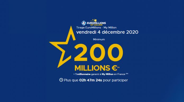 Résultat de l'Euromillions (FDJ) : Un Français décroche 200 millions d'euros après avoir joué à la loterie