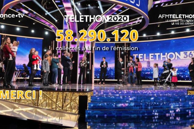 Téléthon 2020 : 58,29 millions d'euros de dons lors d'une édition confinée