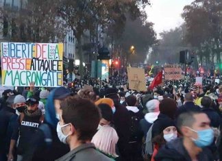 Un nouveau samedi de manifestations contre la loi « sécurité globale » (détail) Un nouveau samedi de manifestations contre la loi « sécurité globale » (détail)