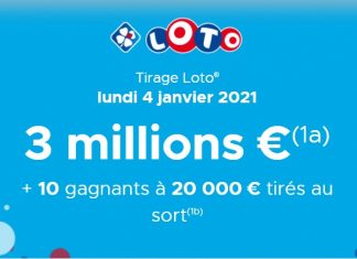 FDJ- Résultat du Loto du lundi 4 janvier 2021 : les numéros gagnants FDJ- Résultat du Loto du lundi 4 janvier 2021 : les numéros gagnants