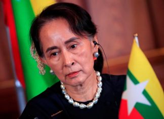 Aung San Suu Kyi arrêtée après un coup d’Etat en Birmanie (détail) Aung San Suu Kyi arrêtée après un coup d’Etat en Birmanie (détail)