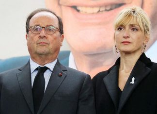Julie Gayet lève le voile sur sa relation avec François Hollande et provoque un fou rire (détail) Julie Gayet lève le voile sur sa relation avec François Hollande et provoque un fou rire (détail)