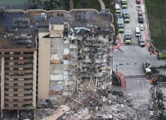 États-Unis: un immeuble s’effondre près de Miami, au moins 99 personnes disparues États-Unis: un immeuble s’effondre près de Miami, au moins 99 personnes disparues