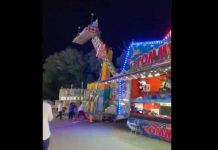 Drame évité à la fête foraine : une attraction manque de s’effondrer, des passants la retiennent (VIDEO) Drame évité à la fête foraine : une attraction manque de s’effondrer, des passants la retiennent (VIDEO)