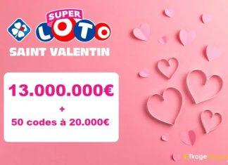 Saint-Valentin chanceuse : qui a remporté le gros lot du Super Loto ce 14 février 2023 ? Saint-Valentin chanceuse : qui a remporté le gros lot du Super Loto ce 14 février 2023 ?