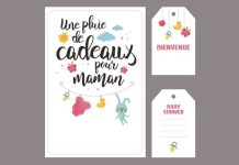 Invitation à la Baby Shower : Célébrons l’Arrivée Imminente de Bébé ! Compose une invitation pour une baby shower qui contient des idées de cadeaux.