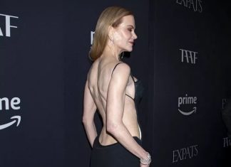 L'audacieux décolleté dans le dos de Nicole Kidman crée l'événement lors de l'événement à New York